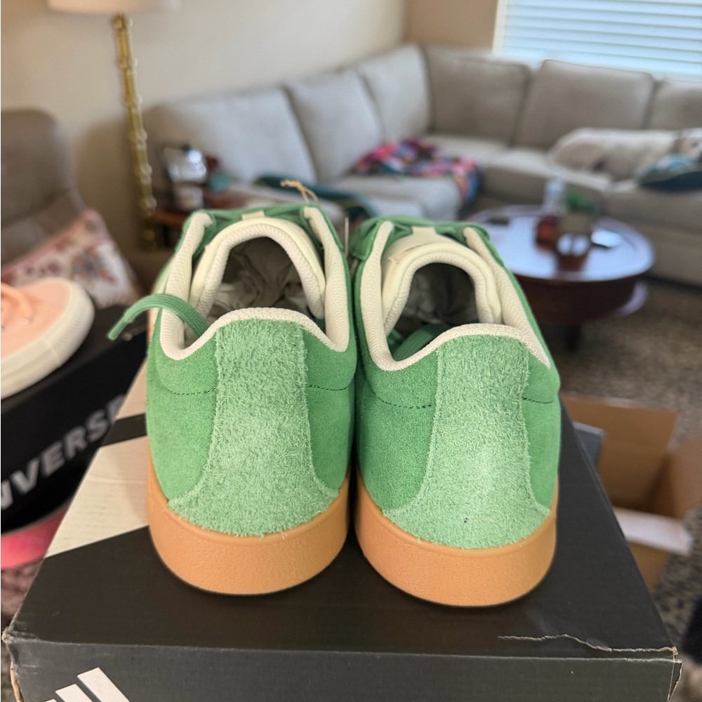 Adidas Green VL Court 2.0 size 10.5 new - Picture 4 of 4